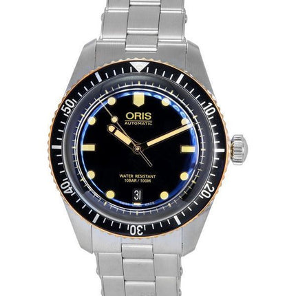 Oris Divers Sixty Five Stainless Steel Black Dial Automatic 01 733 7707 4354-07 8 20 18 100M Men's Watch