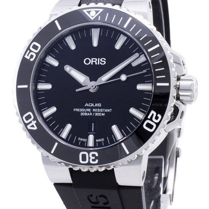 Oris Aquis Date 01 733 7730 4134-07 4 24 64EB 01-733-7730-4134-07-4-24-64EB Automatic 300M Men's Watch