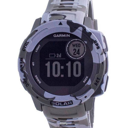 Garmin Instinct Solar Tactical Edition Lichen Camo Silicone Band 010-02293-06 Multisport Watch