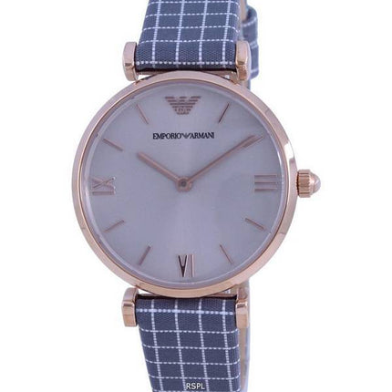 Emporio Armani Gianni T-Bar Grey Dial Quartz AR11386 Womens Watch