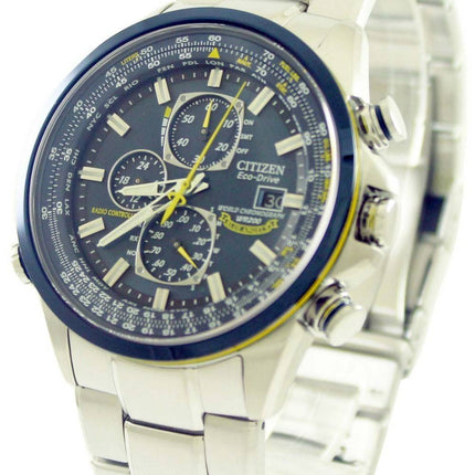 Citizen Eco-Drive Blue Angels Radio Controlled World Chronograph AT8020-54L Men's Watch