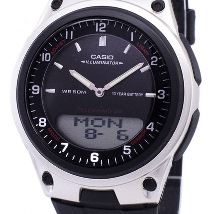 Casio Analog Digital Telememo Illuminator AW-80-1AVDF AW-80-1AV Mens Watch