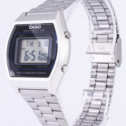 Casio Digital Quartz Stainless Steel Illuminator B640WD-1AVDF B640WD-1AV Mens Watch