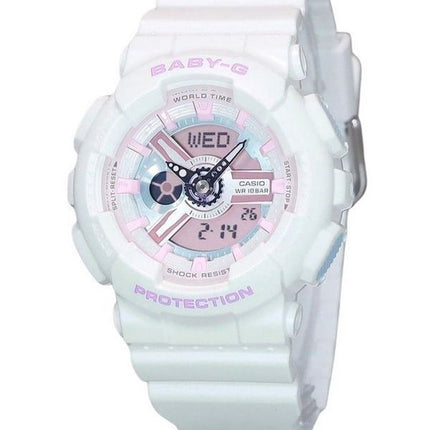 Casio Baby-G Analog Digital Resin Strap Multicolor Dial Quartz BA-110FH-7A 100M Womens Watch