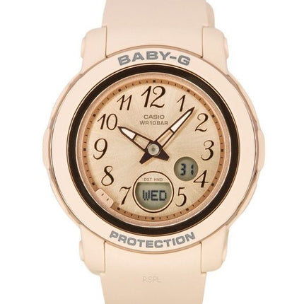 Casio Baby-G Analog Digital Resin Strap Rose Gold Dial Quartz BGA-290SA-4A 100M Womens Watch