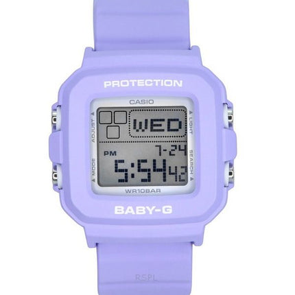 Casio Baby-G Plus Digital 30th Anniversary Purple Resin Strap Quartz BGD-10K-6 100M Women's Watch With Special Holder