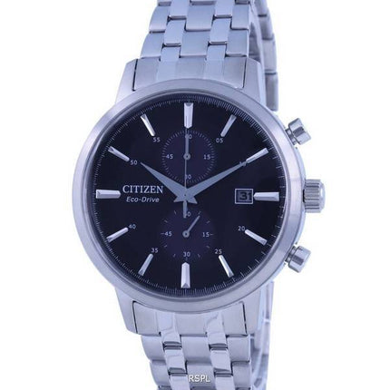 Citizen Classic Chronograph Black Dial Stainless Steel Eco-Drive CA7060-88E Mens Watch