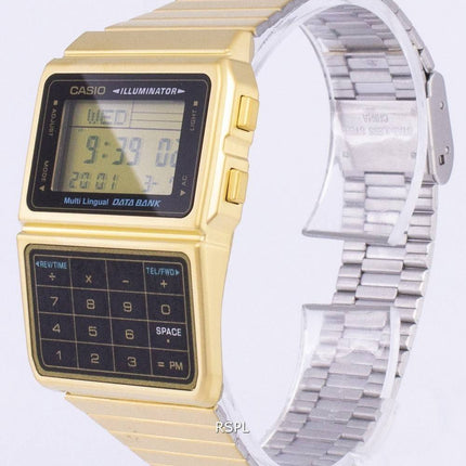 Casio Digital Stainless Steel Data Bank Multi-Lingual DBC-611G-1DF DBC-611G-1 Mens Watch