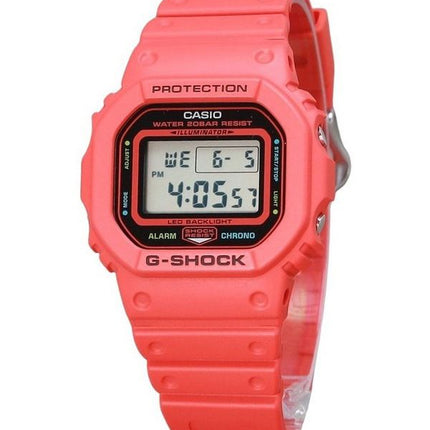 Casio G-Shock Digital Energy Park Series Red Bio Based Resin Strap Quartz DW-5600EP-4 200M Mens Watch