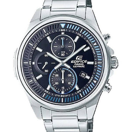 Casio Edifice Chronograph Analog Stainless Steel Quartz EFR-S572D-1A EFRS572D-1 100M Mens Watch