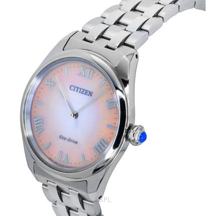 Citizen L Stainless Steel Copper Dial Eco-Drive EM1140-80X Women's Watch