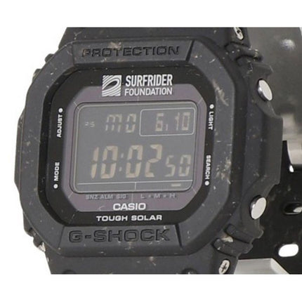 Casio G-Shock Digital Surfrider Foundation Collaboration Resin Strap Tough Solar G-5600SRF-1 200M Mens Watch