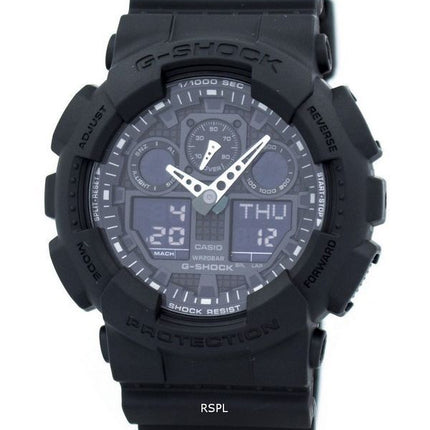 Casio G-Shock Military Matte Black GA-100-1A1 Mens Watch