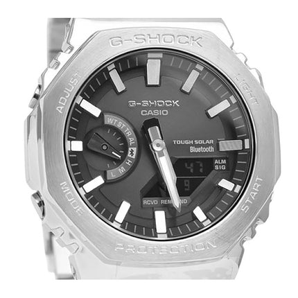 Casio G-Shock Full Metal Analog Digital Smartphone Link Grey Dial Tough Solar GM-B2100SD-1A 200M Men's Watch