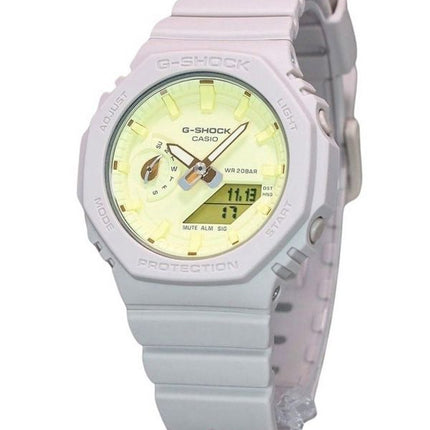 Casio G-Shock Natures Colour Series Analog Digital Yellow Dial Quartz GMA-S2100NC-4A 200M Womens Watch