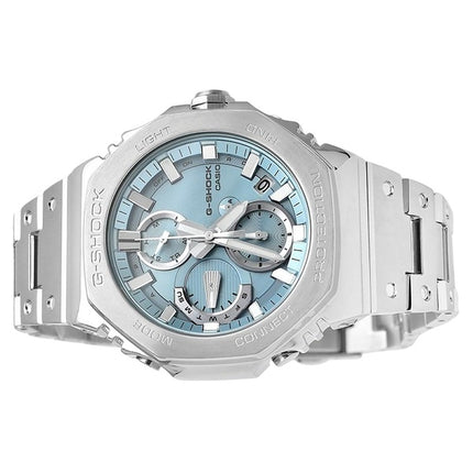 Casio G-Shock Full Metal Analog Chronograph Smartphone Link Ice Blue Dial Tough Solar GMC-B2100AD-2A 200M Men's Watch