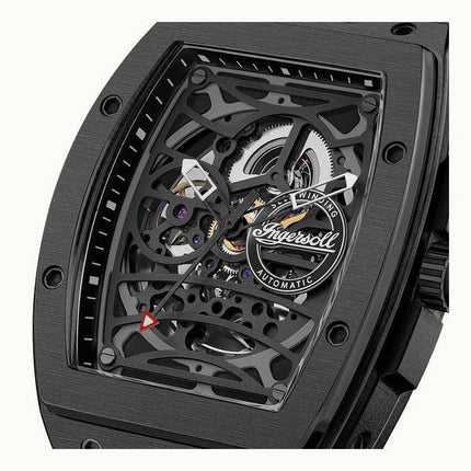 Ingersoll The Challenger Black Skeleton Dial Automatic I12307 Men's Watch