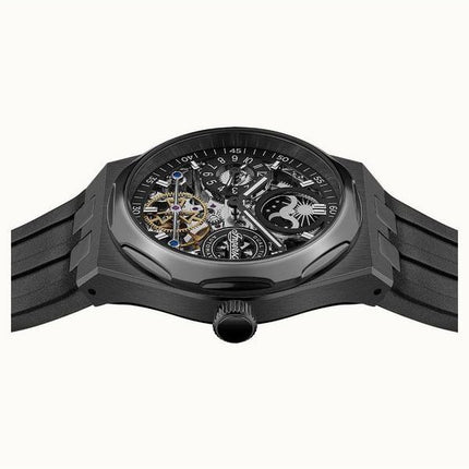 Ingersoll The Broadway Moonphase Dual Time Black Skeleton Dial Automatic I12908 Men's Watch