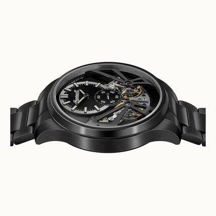 Ingersoll The Naismith Stainless Steel Black Skeleton Dial Automatic I16102 Men's Watch