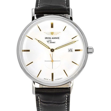 Iron Annie Classic Leather Strap Silver Dial Quartz 59384 Men's Watch