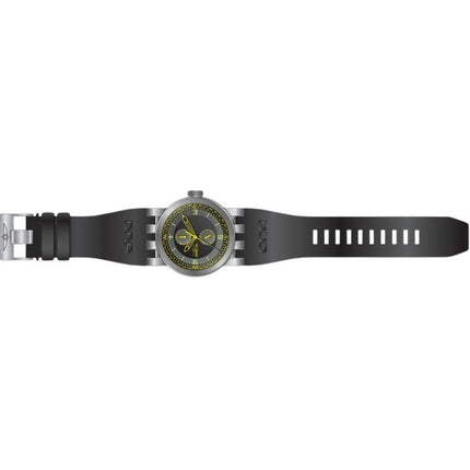 Invicta DNA Silicone Strap Grey And Black Multifunction Dial Quartz 44225 100M Men's Watch