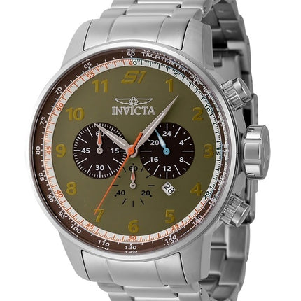 Invicta S1 Rally Chronograph Stainless Steel Green Dial Quartz 44951 100M Men's Watch