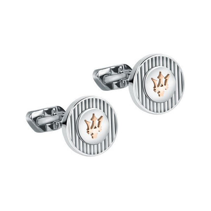 Maserati Jewels Stainless Steel Cufflinks JM121ATK14 For Men