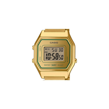 Casio Vintage Digital Gold Tone Stainless Steel Bracelet Quartz LA680WEGV-9A Women's Watch