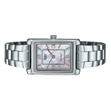 Casio Standard Analog Stainless Steel Mother Of Pearl Dial Quartz LTP-1234DS-4A Women's Watch