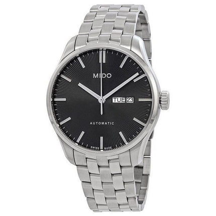 Mido Belluna Sunray Stainless Steel Anthracite Dial Automatic M024.630.11.061.00 Mens Watch