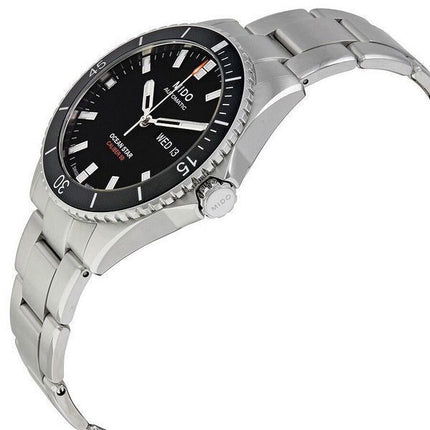 Mido Ocean Star Stainless Steel Black Dial Automatic Divers M026.430.11.051.00 200M Mens Watch