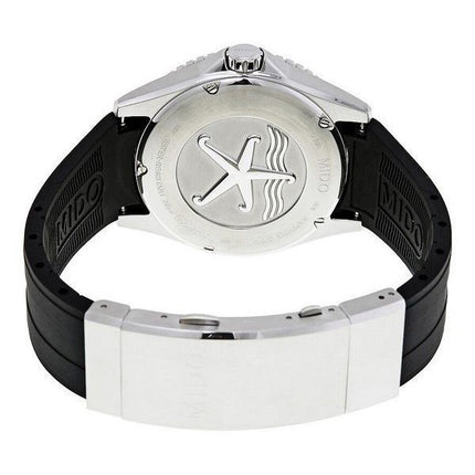 Mido Ocean Star Rubber Strap Black Dial Automatic Divers M026.430.17.051.00 200M Mens Watch