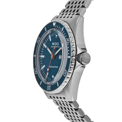 Mido Ocean Star Tribute Special Edition Blue Dial Automatic Diver's M026.830.11.041.00 200M Men's Watch With Gift Set