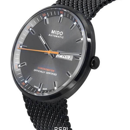 Mido Commander Icone Chronometer Anthracite Dial Automatic M031.631.33.061.00 M0316313306100 Men's Watch