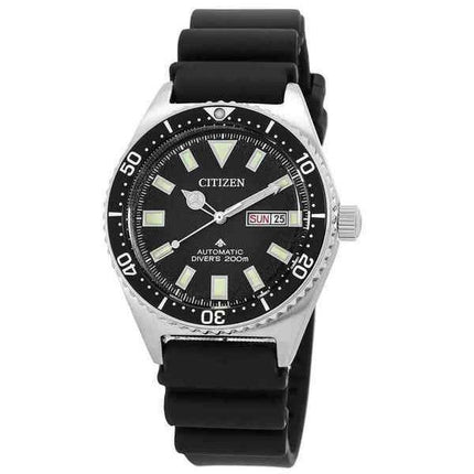 Citizen Promaster Rubber Strap Black Dial Automatic Diver's NY0120-01E 200M Men's Watch