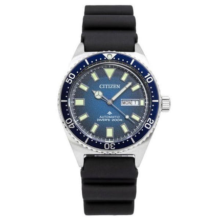 Citizen Promaster Rubber Strap Blue Dial Automatic Diver's NY0129-07L 200M Men's Watch