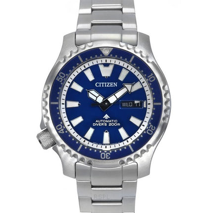 Citizen Promaster Marine Limited Edition Blue Dial Automatic Diver's NY0161-63L 200M Men's Watch With Extra Strap