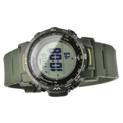 Casio Pro Trek Digital Bio-Based Resin Strap Tough Solar PRW-35Y-3B 100M Unisex Watch