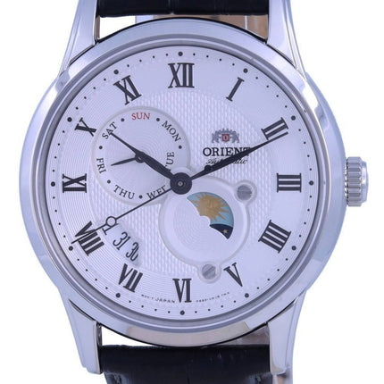 Orient Classic Sun And Moon White Dial Automatic RA-AK0008S10B RA-AK0008S30B Men's Watch