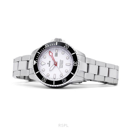 Ratio FreeDiver Sapphire Stainless Steel White Dial Automatic RTFL833 200M Women's Watch