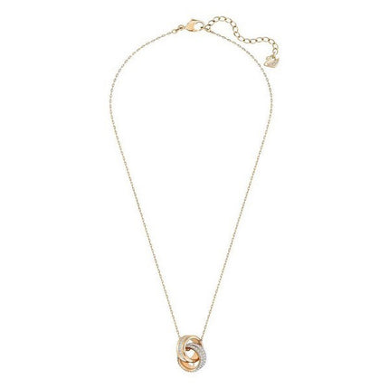 Swarovski Hyperbola Clear Crystals And Rose Gold Tone Plated Pendant 5240525 For Women