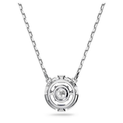 Swarovski Una Rhodium Plated And Zirconia Necklace 5286137 For Women