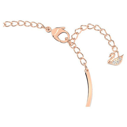 Swarovski Hyperbola Infinity And Heart Mixed Metal Finish And Zirconia Bangle 5518869 For Women