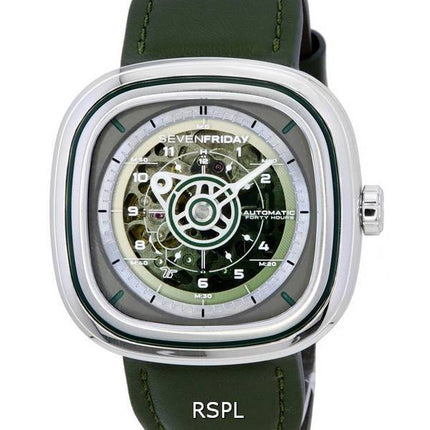 Sevenfriday T-Series Green-T Skeleton Dial Automatic T1/06 SF-T1-06 Men's Watch