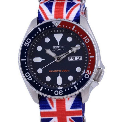 Seiko Automatic Divers Polyester SKX009K1-var-NATO28 200M Mens Watch