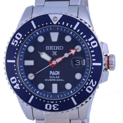 Seiko Prospex Padi Special Edition Blue Dial Solar Divers SNE549 SNE549P1 SNE549P 200M Mens Watch