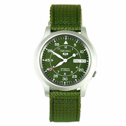 Seiko Automatic Military Nylon Mens Watch SNK805K2