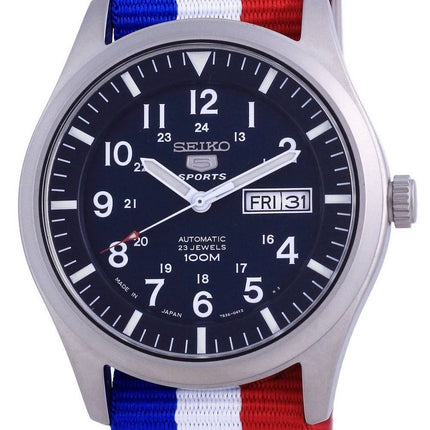 Seiko 5 Sports Automatic Polyester SNZG11J1-var-NATO25 100M Mens Watch