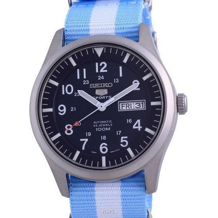 Seiko 5 Sports Automatic Polyester SNZG11K1-var-NATO24 100M Mens Watch