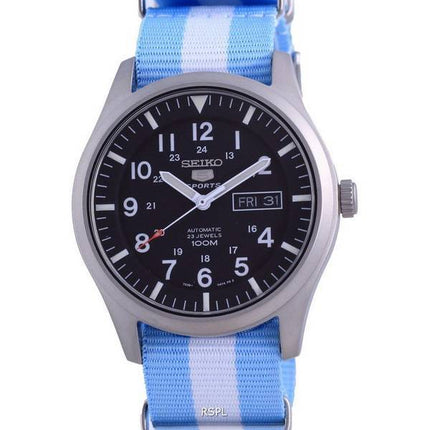 Seiko 5 Sports Automatic Polyester SNZG15K1-var-NATO24 100M Mens Watch